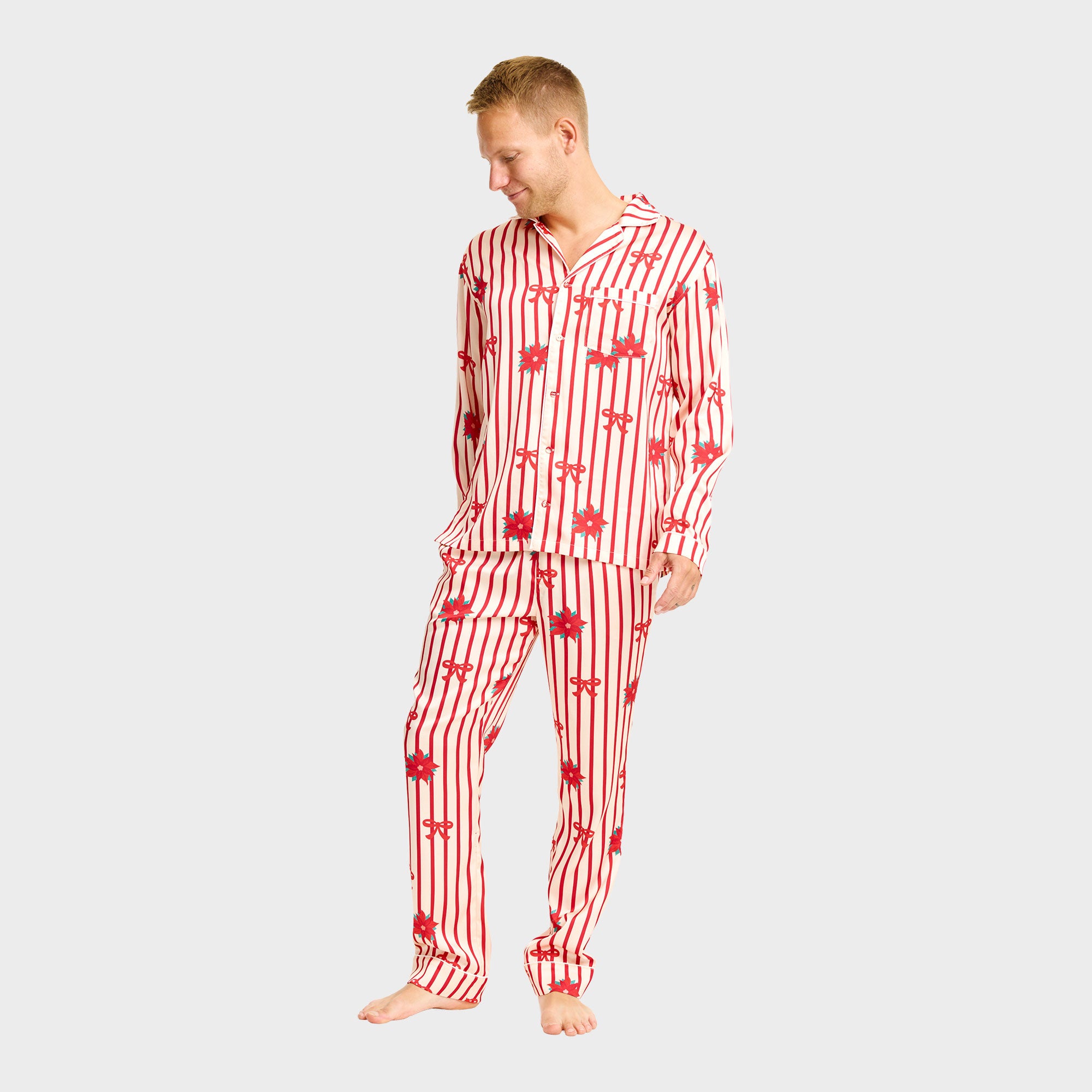 Satin pyjamas - Herre